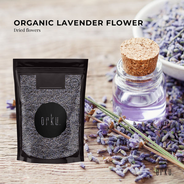 Orku Dried Lavender Lavendula Angustifolia Flowers Organic 250g