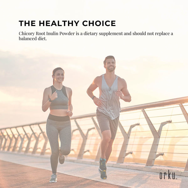 Orku 3.5Kg Chicory Root Inulin Powder Bucket - Prebiotic Unflavoured Supplement