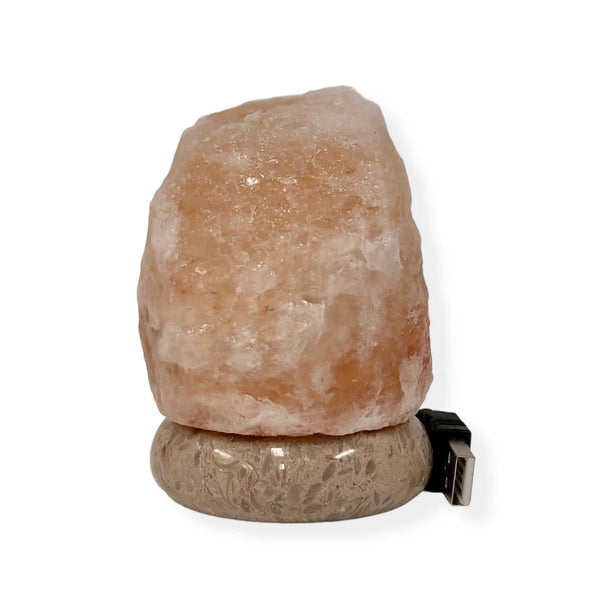 USB Colour Changing Himalayan Pink Salt Rock Lamp LED Light