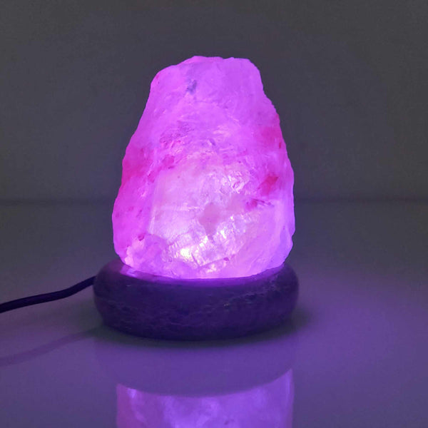 USB Colour Changing Himalayan Pink Salt Rock Lamp LED Light
