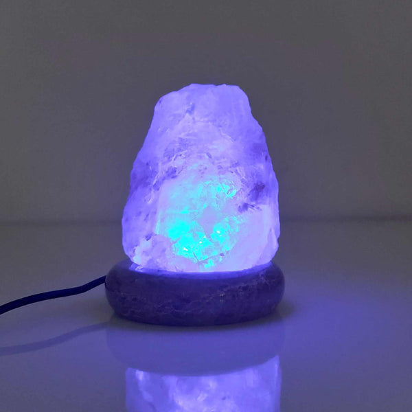 USB Colour Changing Himalayan Pink Salt Rock Lamp LED Light