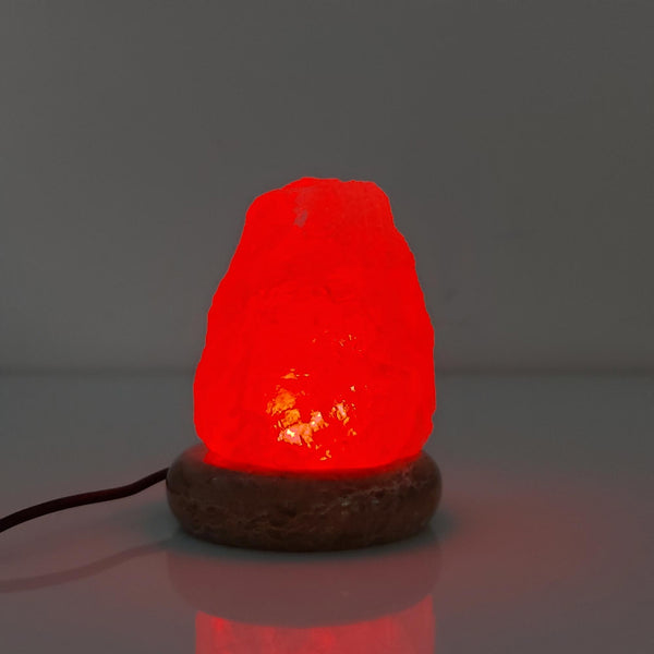 USB Colour Changing Himalayan Pink Salt Rock Lamp LED Light
