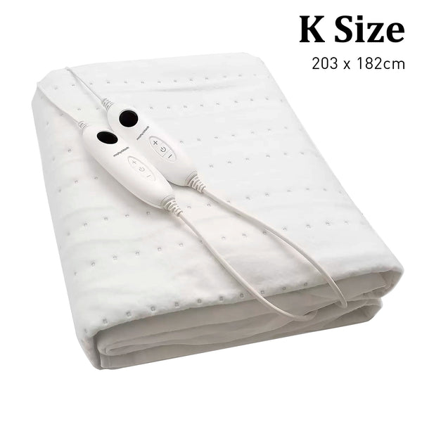 Morphy Richards Electric Blanket Washable 6 Settings Timer 40cm Wall King