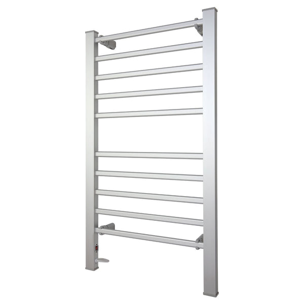 Pronti Wall Mount Freestanding Electric Heated Towel Clothes Rail Rack 10 Bar 160W