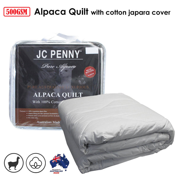 JC Penny 500GSM Alpaca Quilt Doona Duvet Queen