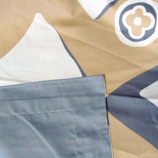 Modern Art Geometric 400TC Cotton Sateen Quilt Doona Duvet Cover King