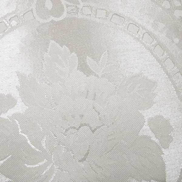 Chapel Gate Sophia Cream Jacquard Cutwork Lace Tablecloth 180 x 270cm