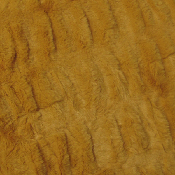 Meadow Soft Faux Fur Blanket Throw Rug 127 x 152cm Mustard