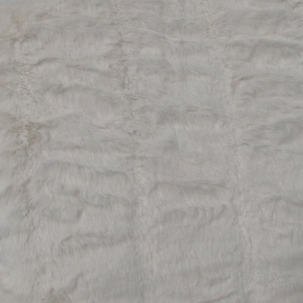 Meadow Faux Fur Throw Rug Blanket 127 x 152cm Off White