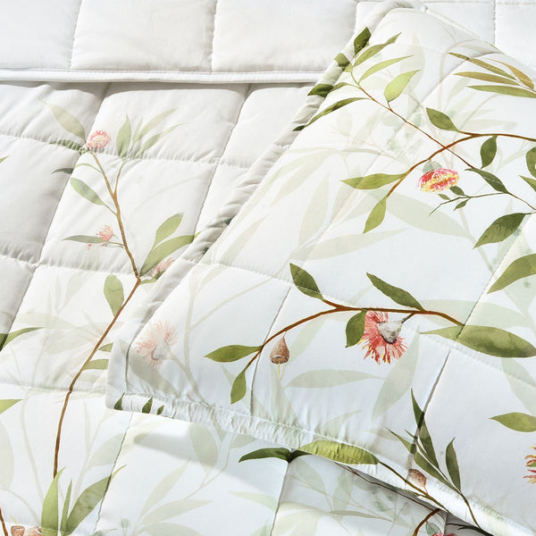 Bianca Corymbia Floral Quilted Bedspread Comforter Coverlet Queen King