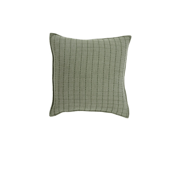 Bianca Bari Square Filled Cushion 43cm Green