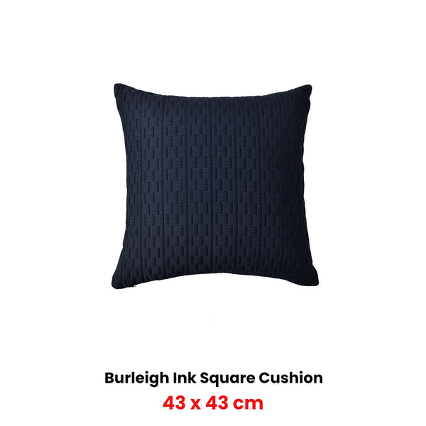 Bianca Burleigh Ink Square Filled Cushion 43cm