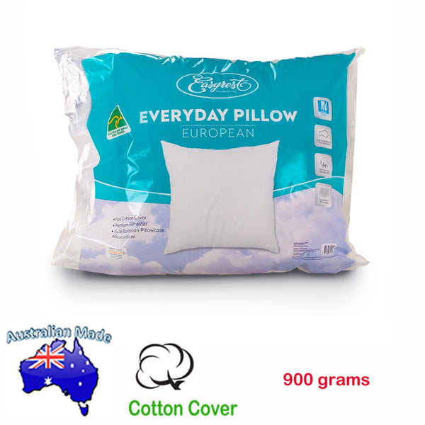 Easyrest 900gms Polyester Fill Everyday European Pillow 65 x 65cm