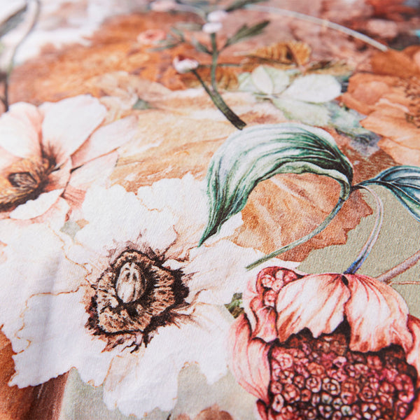 KAAT Amsterdam Anea Pastel Floral Square Filled Cushion 43cm