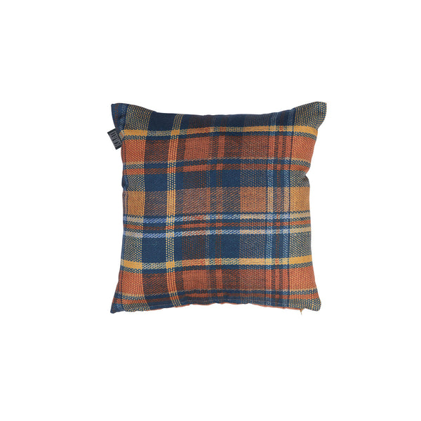 KAAT Amsterdam Arda Checked Tartan Chequered Square Filled Cushion 43cm