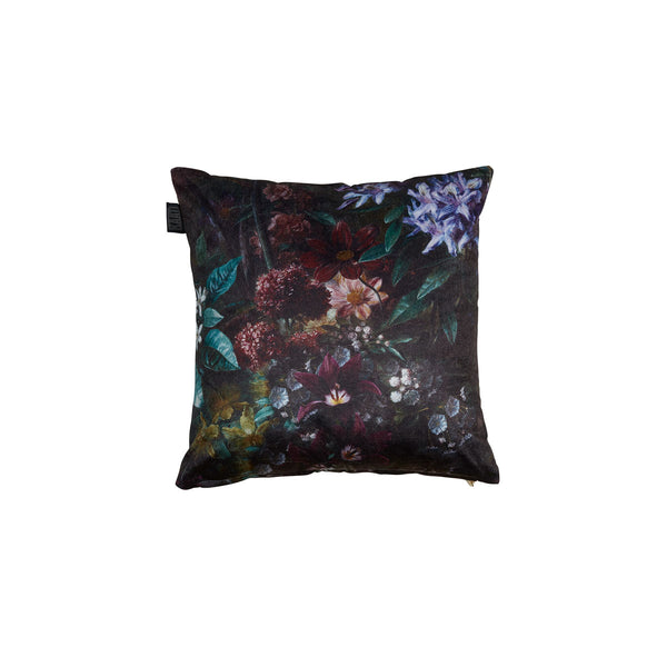 KAAT Amsterdam Hester Floral Botanical Velvet Multi Square Filled Cushion 43cm