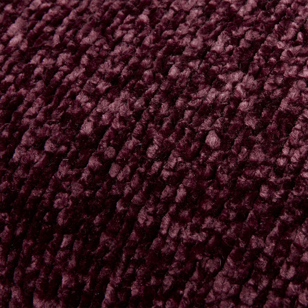 KAAT Amsterdam Jits Chenille Dark Red Square Filled Cushion 45cm