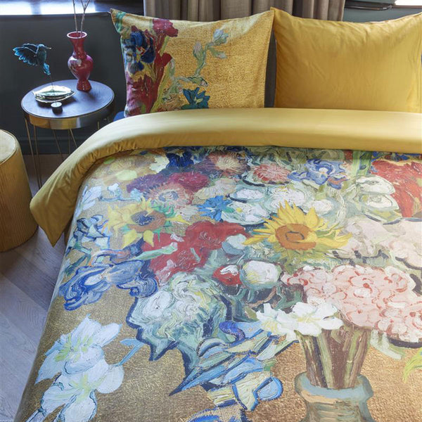 Bedding House Van Gogh Bouquet d'Anniversaire Quilt Doona Duvet Cover Queen
