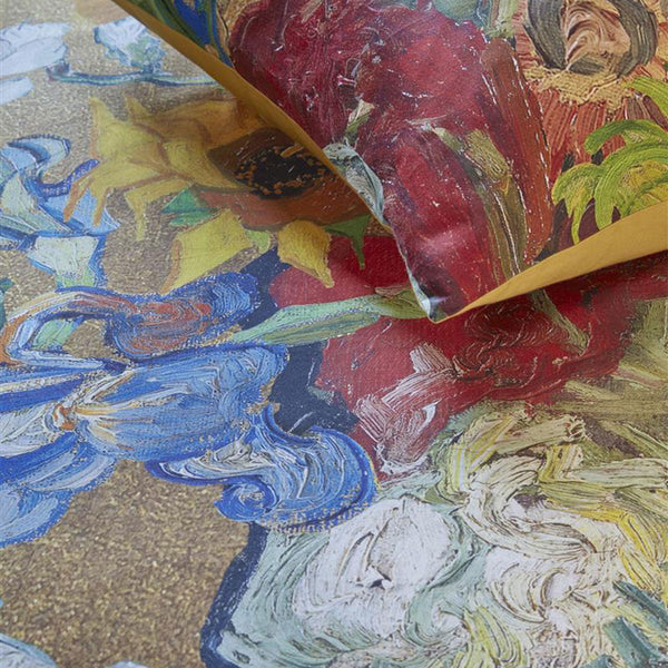 Bedding House Van Gogh Bouquet d'Anniversaire Quilt Doona Duvet Cover Super King