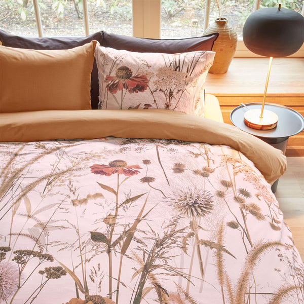 Bedding House Cely Floral Cotton Quilt Doona Duvet Cover Set King