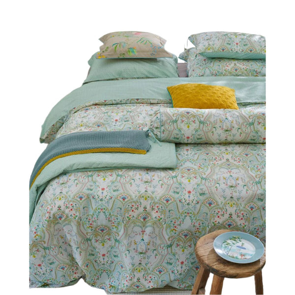 PIP Studio Curious Animals Paisley Cotton Quilt Doona Duvet Cover White King