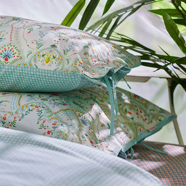 PIP Studio Curious Animals Paisley Cotton Quilt Doona Duvet Cover White King