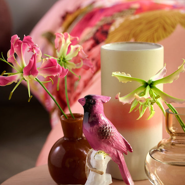 Oilily Livia Floral Cotton Satin Quilt Doona Duvet Cover Pink Queen