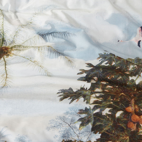 Bedding House Voyage Jungle Animal Cotton Quilt Doona Duvet Cover Green Queen