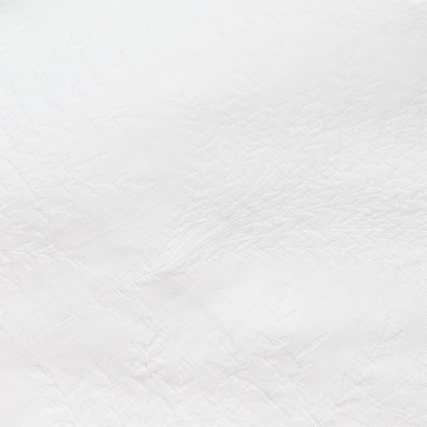 Algodon Romy Embossed Floral Cotton Quilt Doona Duvet Cover Set White King