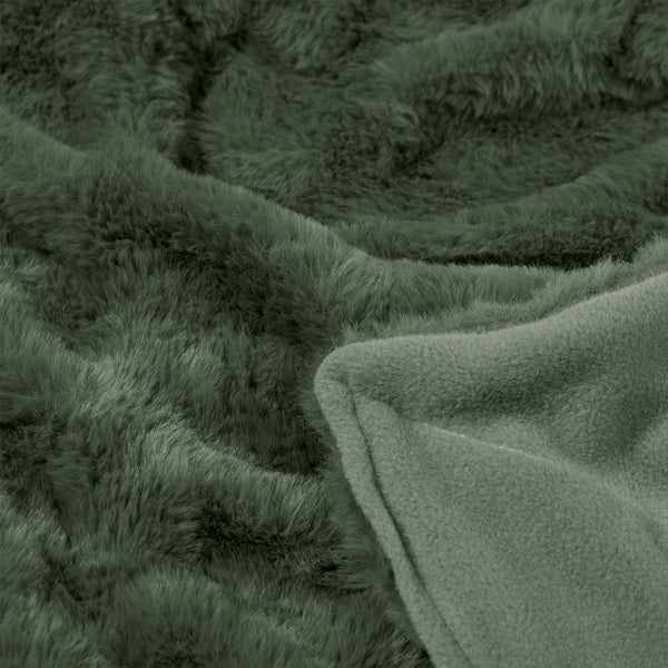 Ardor Clayton Faux Fur Soft Plush Blanket Throw Rug 130 x 170cm