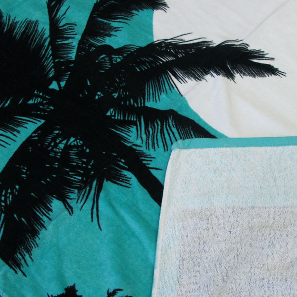 Aqua Blu Bondi Beach Aqua Cotton Beach Towel 375gsm 80 x 150cm