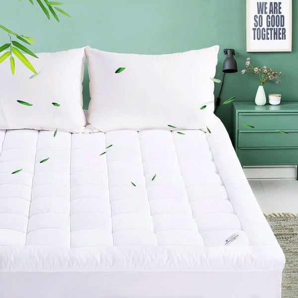 Shangri La 1000GSM Cooling Bamboo Mattress Topper Single