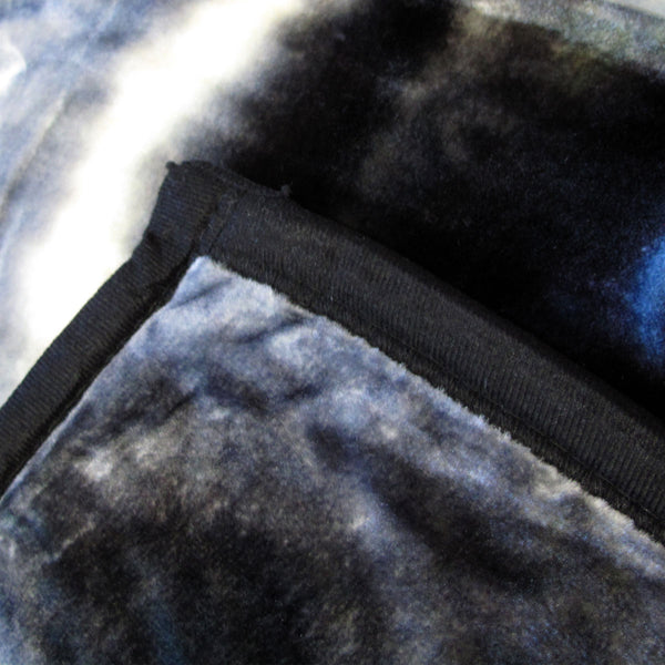 Wild Wolf Reversible Mink Blanket Throw Rug Queen 200 x 240cm