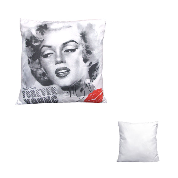 Marilyn Monroe Forever Young Square Filled Cushion 43cm