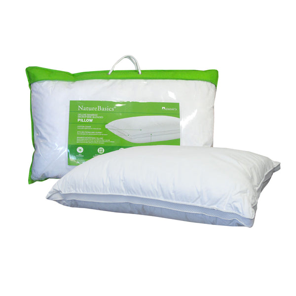 Alastairs 1000GSM Nature Basics Bamboo Microfibre Blend Standard Pillow 48 x 73cm