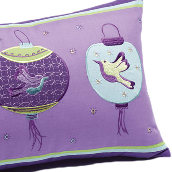 Jiggle & Giggle Birds Lantern Filled Oblong Cushion 30 cm x 50 cm