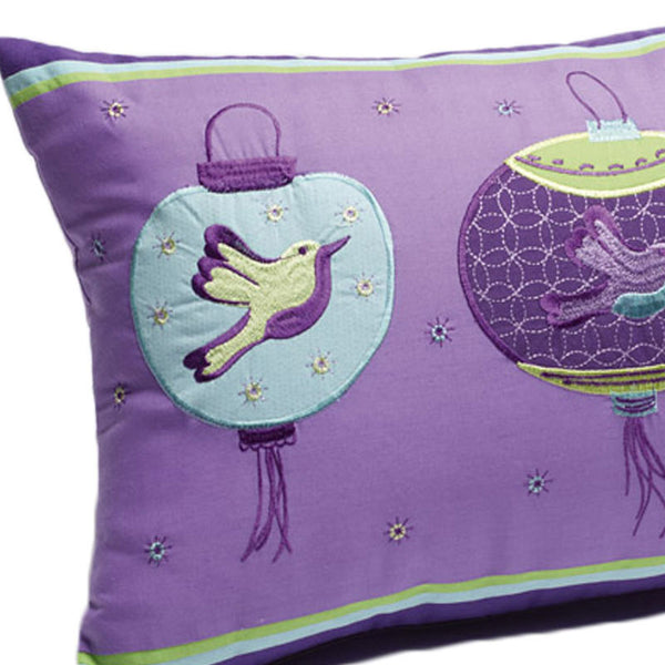 Jiggle & Giggle Birds Lantern Filled Oblong Cushion 30 cm x 50 cm