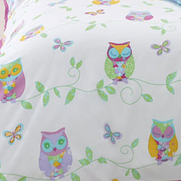 Jiggle & Giggle Owl Song Kids Nursery Quilt Doona Duvet Cover Set Double