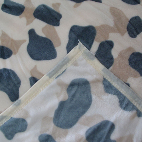 Faux Animal Fur Soft Flannel Blanket Throw Rug 150 x 200cm Jaguar