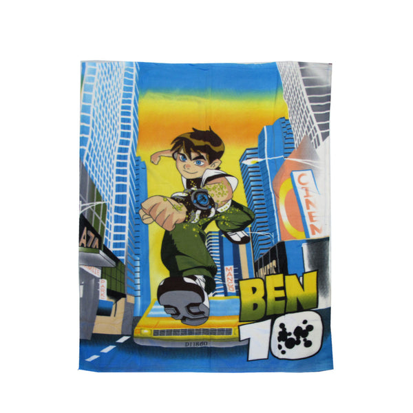 Ben 10 Hero Printed Polar Fleece Blanket Throw Rug 130 x 160 cm