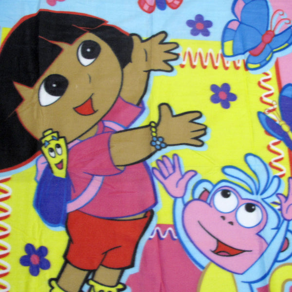 Dora The Explorer Printed Polar Fleece Blanket Throw Rug 130 x 160cm