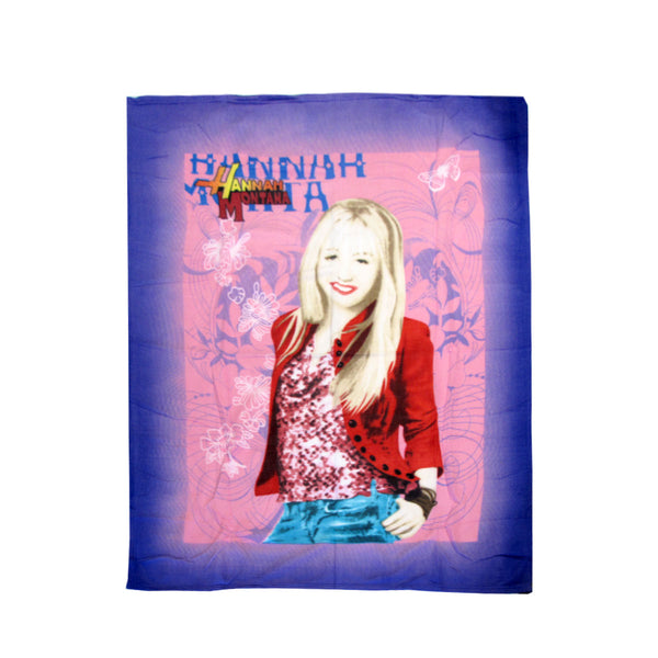 Hannah Montana Printed Polar Fleece Blanket Throw Rug 130 x 160cm