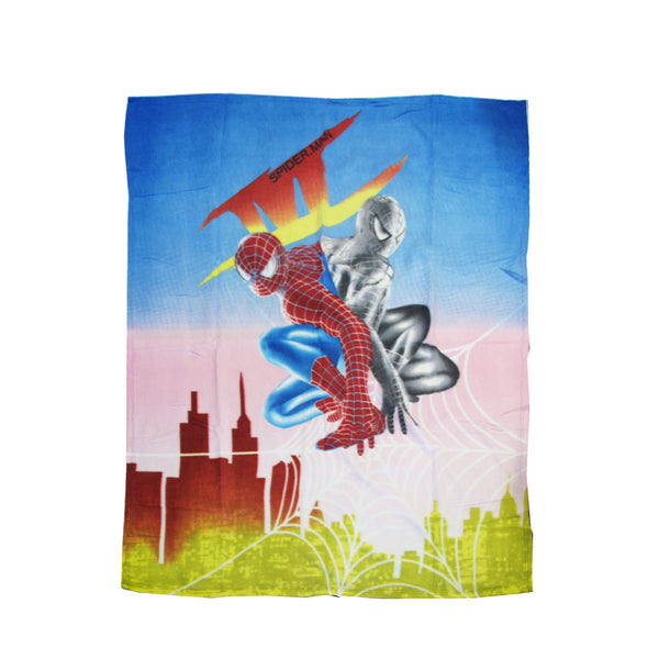 Spiderman Printed Polar Fleece Blanket Throw Rug 130 x 160cm