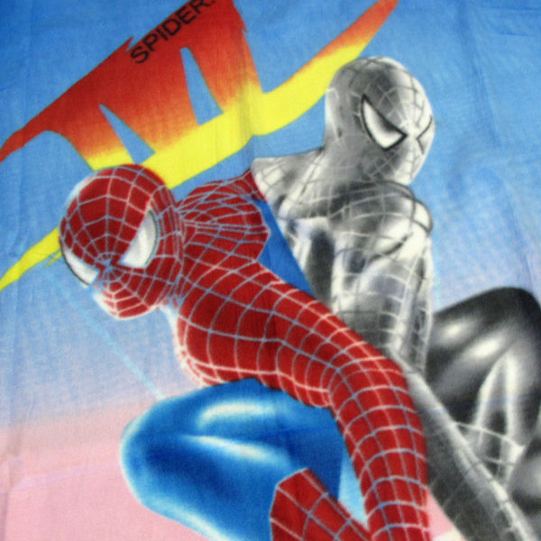 Spiderman Printed Polar Fleece Blanket Throw Rug 130 x 160cm