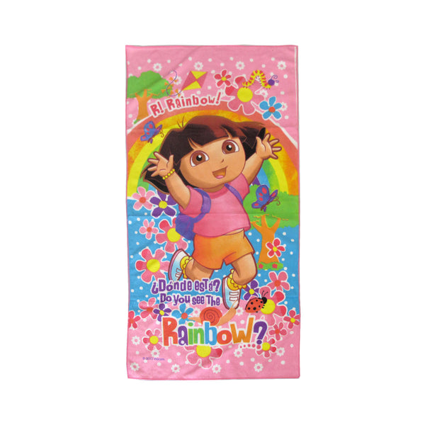 Dora The Explorer Rainbow Microfibre Beach Towel 70 x 137cm