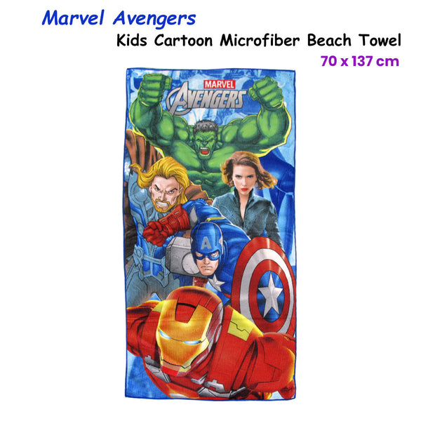 Marvel Avengers Superhero Microfibre Beach Towel 70 x 137cm