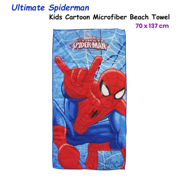 Spiderman Microfibre Beach Towel 70 x 137cm