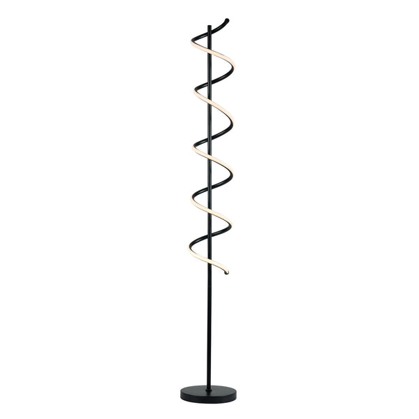 Cirrhi Spiral LED Floor Lamp Light Black