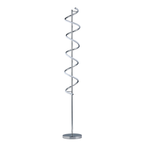 Cirrhi Spiral LED Floor Lamp Light Chrome