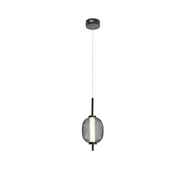 Balvan Metal Net Cage Mesh Ceiling Pendant Light Lamp Black